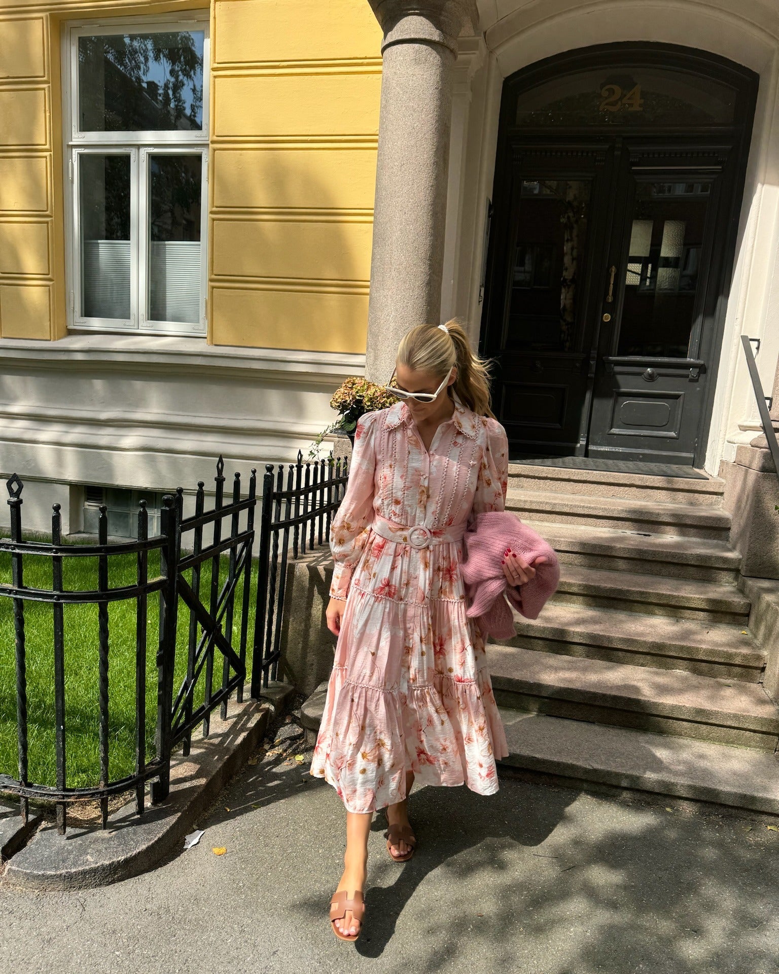 YASBILLA Long Dress - Chintz Rose